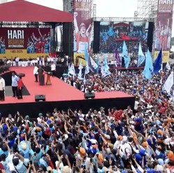 Prabowo Janji di Depan Buruh Akan Hapus Outsourcing