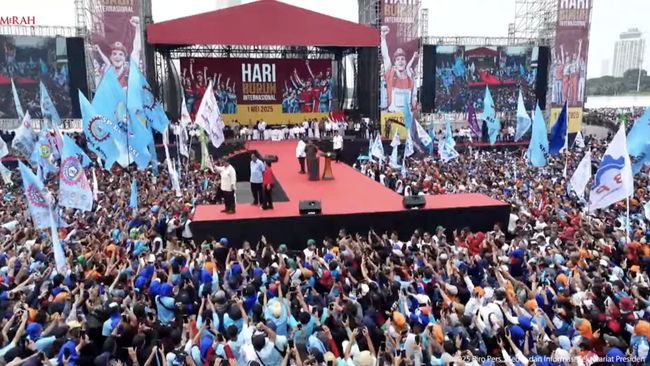 Prabowo Janji di Depan Buruh Akan Hapus Outsourcing