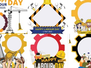 50+ Twibbon Hari Buruh 2025, Link Download Gratis dan Bagikan di Medsos