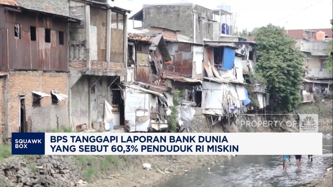 Video: Bank Dunia Sebut 60,3% Penduduk RI Miskin, Ini Kata BPS