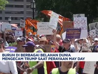 Video: Ramai-ramai Buruh Berbagai Negara Mengecam Trump di May Day
