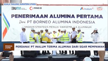 Video: Perdana! Inalum Terima Alumina dari Proyek SGAR Mempawah