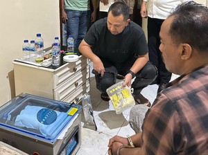 Polisi Bongkar Rumah Pengemasan Narkoba di Medan, 72 Kg Sabu Disita