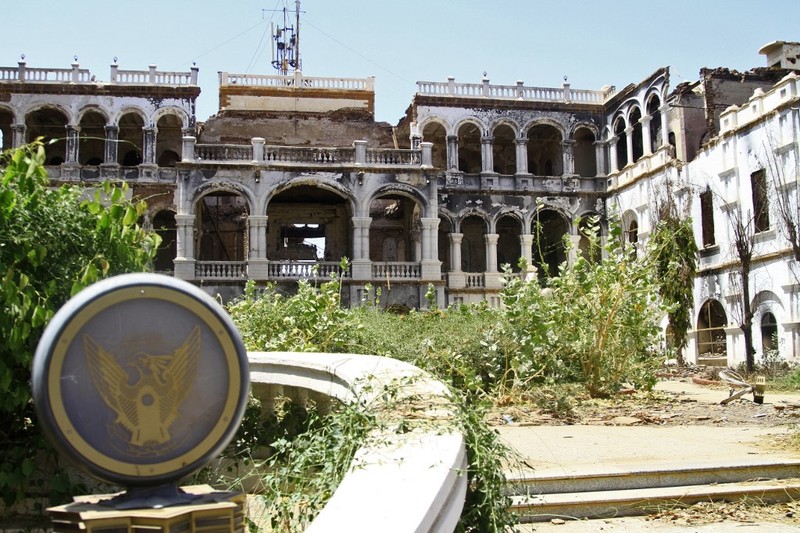Istana Kepresidenan Sudan di pusat Khartoum diserang pasukan paramiliter Rapid Support Forces (RSF). (Photo by AFP) Istana Kepresidenan Sudan di pusat Khartoum diserang pasukan paramiliter Rapid Support Forces (RSF). (Photo by AFP)