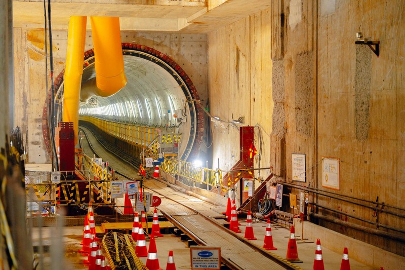 Proyek Stasiun MRT Jakarta Monas-Thamrin. (Dok. MRT Jakarta)