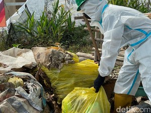 Polda Kalsel Temukan Pembuangan Limbah Medis B3 di Pinggir Jalan Banjar