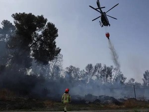 Beberapa Negara Kirim Pesawat Bantu Israel Padamkan Kebakaran Hutan