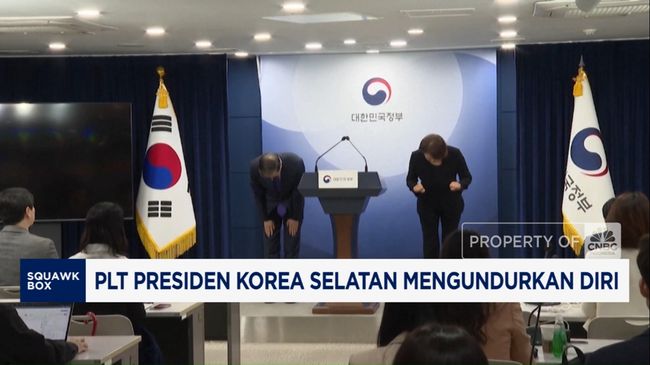 Video: Plt Presiden Korea Selatan Resmi Mengundurkan Diri