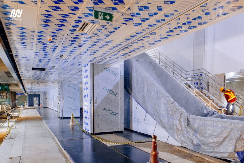 Proyek Stasiun MRT Jakarta Monas-Thamrin. (Dok. MRT Jakarta)