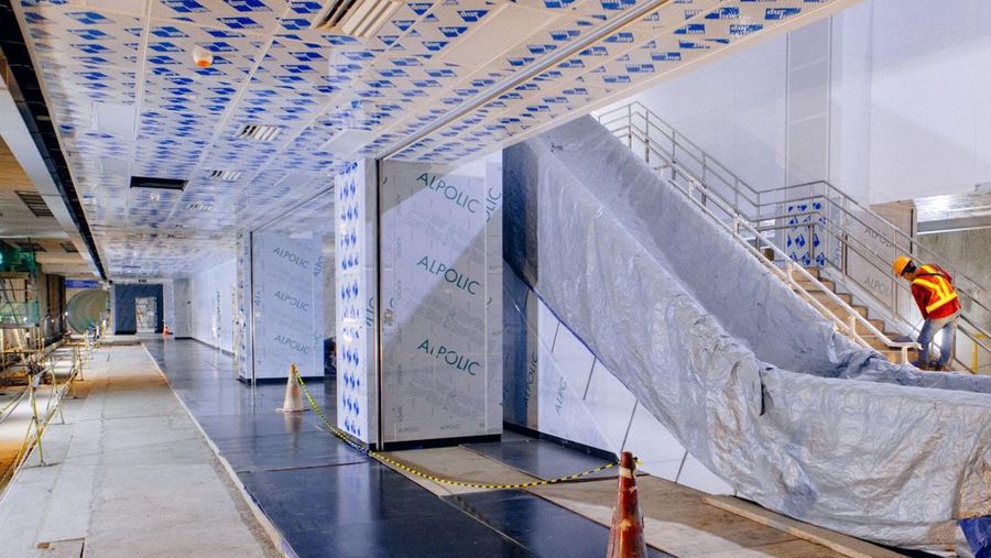 Proyek Stasiun MRT Jakarta Monas-Thamrin. (Dok. MRT Jakarta)