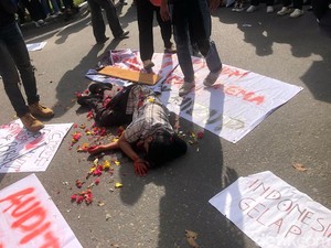 Naela Nazwa, Pelajar yang Curi Perhatian dalam Teatrikal May Day di Kalteng