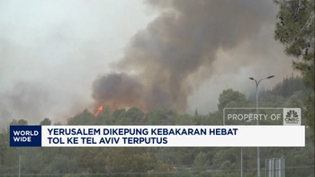 Video: Yerusalem Dikepung Kebakaran Hebat, Tol Ke Tel Aviv Terputus
