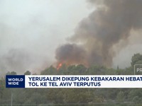 Video: Yerusalem Dikepung Kebakaran Hebat, Tol Ke Tel Aviv Terputus