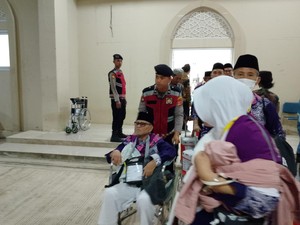 Polisi Jamin Keamanan Calon Jemaah Haji di Embarkasi Kertajati