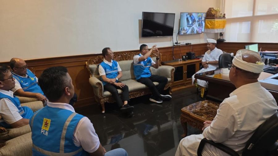 Manajemen PLN mendatangi Manajemen RSUD Ngoerah di Sanglah, Denpasar, 3 Mei 2025. (Dok. PLN)