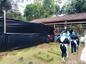 Bakul Duren Magelang Diduga Dibunuh, Polisi Bongkar Makam Korban