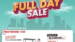 Belanja Murah Meriah Cuma di Transmart Full Day Sale, Rak Besi Bisa Semurah Ini