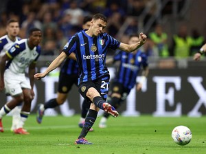 Inter Vs Verona: Penalti Asllani Menangkan Si Ular