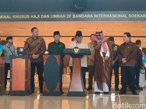 Prabowo Puji Terminal Khusus Haji-Umrah Bandara Soetta Modern dan Nyaman