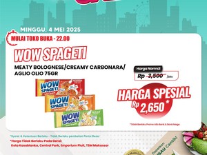 Cuma di Transmart Full Day Sale, Beli Spageti Rp 2.650