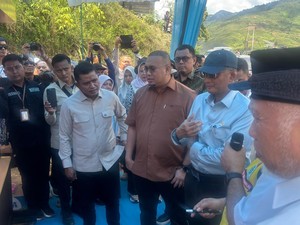 Andre Rosiade-Menteri PU Cek Jalan Air Dingin: Kita Sepakat Bikin Jalan Baru