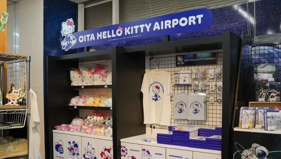 Bandara Oita Hello Kitty, Jepang. (Dok. Sanrio Entertainment Co., Ltd.)