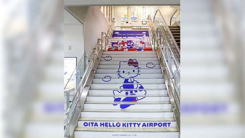 Bandara Oita Hello Kitty, Jepang. (Dok. Sanrio Entertainment Co., Ltd.)