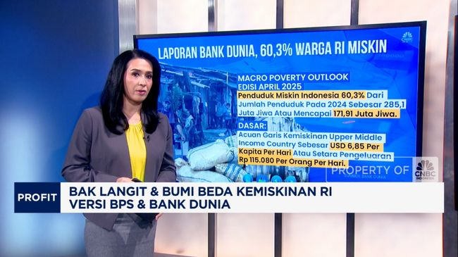 Video: Bak Langit dan Bumi Beda Kemiskinan RI Versi BPS dan Bank Dunia