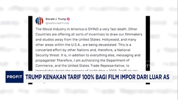 Video: Trump Kenakan Tarif 100% Bagi Film Impor Dari Luar AS