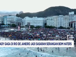 Video: Konser Lady Gaga di Rio De Janeiro Jadi Sasaran Serangan Bom