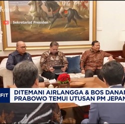 Video: Airlangga-Bos Danantara Temani Prabowo Temui Utusan PM Jepang
