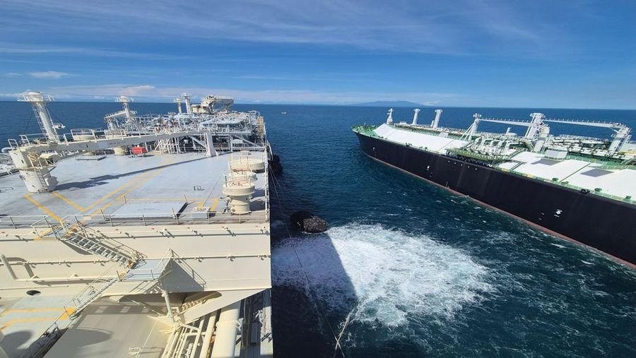 Kapal gas alam cair (LNG). (Dok. PT PGN Tbk)