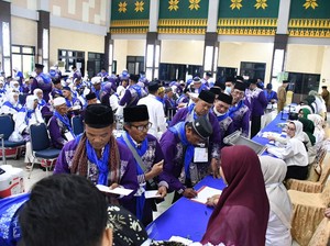Kloter 3 Tiba, Dapat Pemantapan Manasik di Asrama Haji Palembang