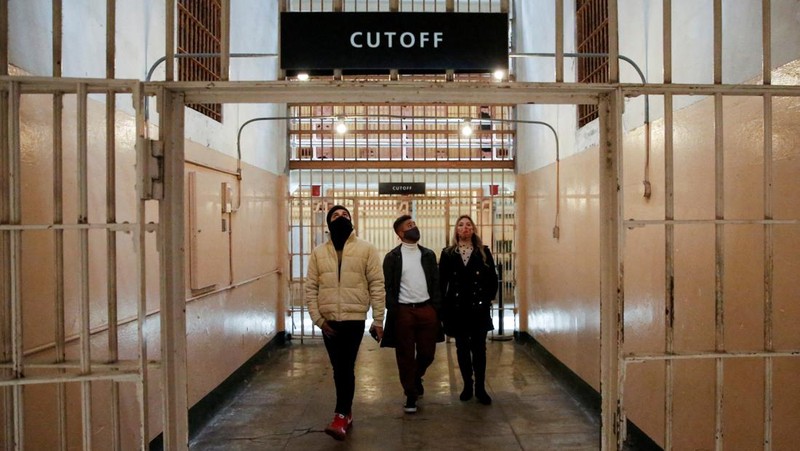 Penjara di Pulau Alcatraz. (REUTERS/Noah Berger/File Photo)