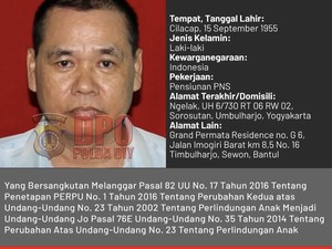 Sugiarto Warga Umbulharjo Jogja Jadi Buronan Polda DIY
