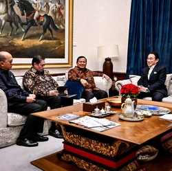 Ditemani Airlangga & Bos Danantara, Prabowo Temui Utusan PM Jepang
