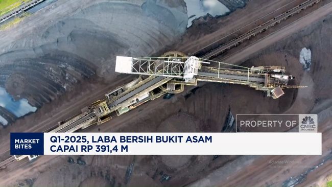 Video: Q1-2025, Laba Bersih Bukit Asam Capai Rp 391,4 Miliar