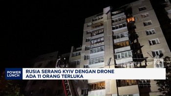 Video: Rusia Serang Kyiv Dengan Drone, 11 Orang Terluka