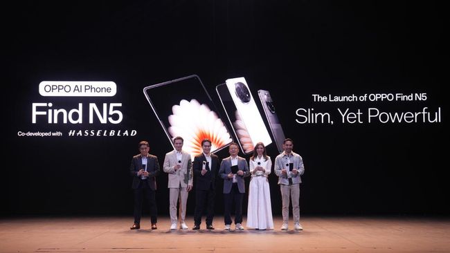 OPPO Find N5, Resmi Hadir Jadi Sorotan Publik dan Pemimpin Industri