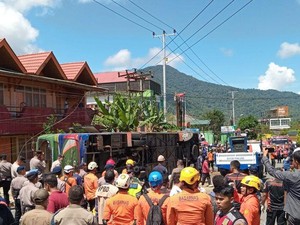 Bus ALS Terguling Tewaskan 12 Orang, Ini Penyebab Kecelakaan Maut