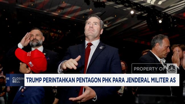 Video: Trump Perintahkan Pentagon PHK Para Jenderal Militer AS
