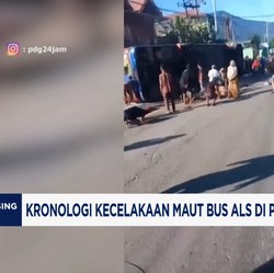 Video: Kronologi Kecelakaan Maut Bus ALS di Padang Panjang Sumbar