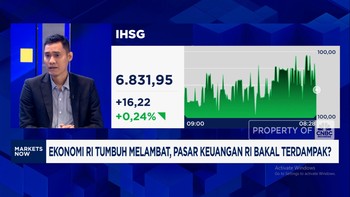 Video: Ekonomi RI Tumbuh di Bawah 5%, IHSG Masih Bisa Lanjut Reli?