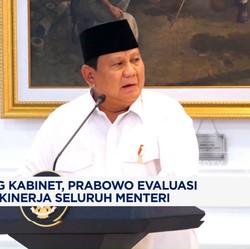 Video: Gelar Sidang Kabinet, Prabowo Evaluasi 6 Bulan Kinerja Menteri