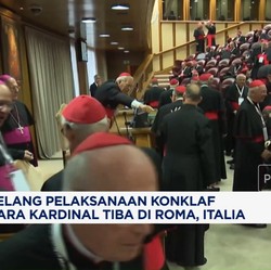 Video: Jelang Pelaksanaan Konklaf, Para Kardinal Tiba di Roma, Italia