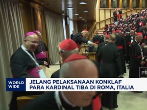 Video: Jelang Pelaksanaan Konklaf, Para Kardinal Tiba di Roma, Italia