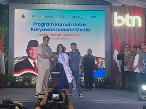 Ara Serah Terima Kunci 100 Rumah Subsidi buat Wartawan, Ini Lokasinya
