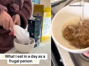 Wanita Ini Jalani Gaya Hidup Hemat, Ini Menu Makanannya