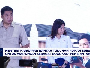 Video: Menteri Maruar Bantah Rumah Subsidi Wartawan Sebagai 'Sogokan'