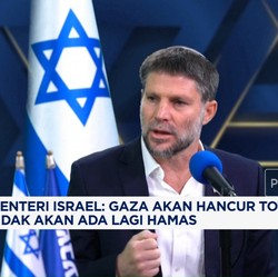 Video: Menteri Israel: Gaza Akan Hancur Total Tak Akan Ada Lagi Hamas